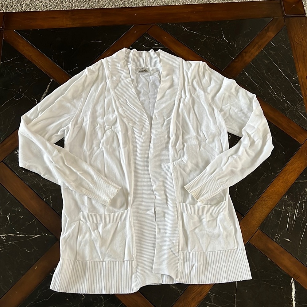 White Cardigan
